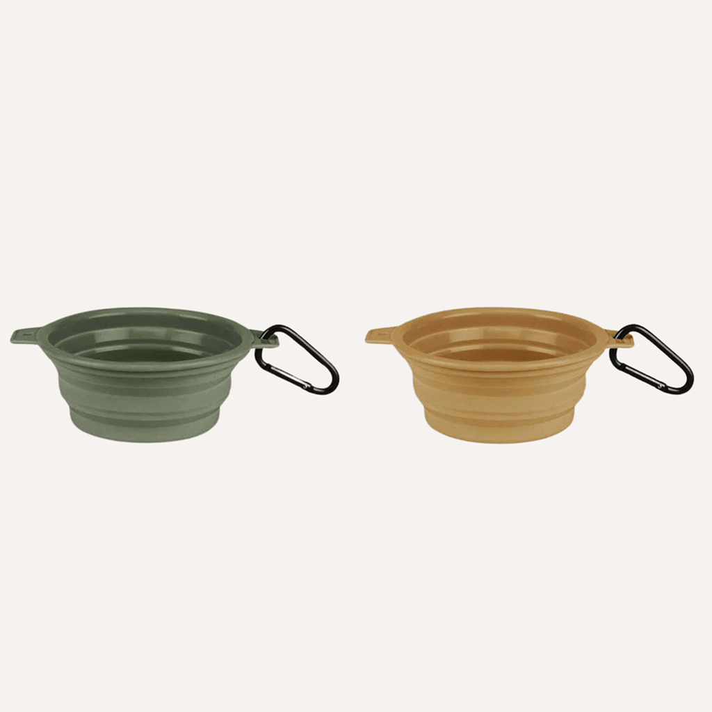 Tilley + Me Collapsible Travel Pet Bowl with Clip – Compact, Reusable and Easy to Clean