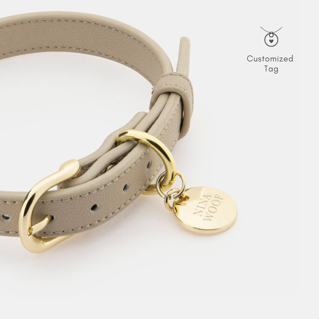 Collar - Air Tag Enabled - Vegan Leather - Cupertino