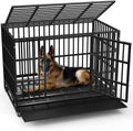 Heavy Duty Indestructible High Anxiety Dog Crate Cage for Outdoor and Indoor with Removable Tray