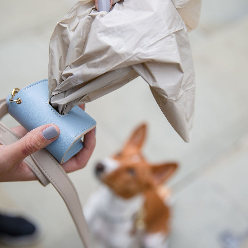 Waste Bag Holder - Vegan Leather - Bag Dispenser